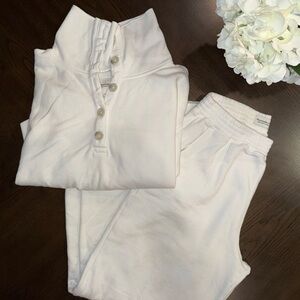 Abercrombie & Fitch White lounge set